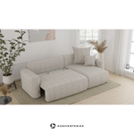 Коричневый угловой диван-кровать (Денвер L) комфорт