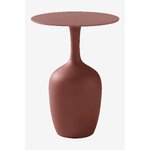 Red round coffee table (fioro) ø41