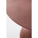 Red round coffee table (fioro) ø41