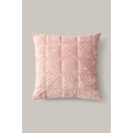 Pink velvet pillowcase (pleasant) 60x60
