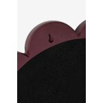 Sarkans īpašas formas dekoratīvs spogulis (mila) (vesels, kastē)