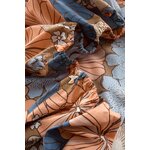 Puuvillane Pruun Lina (Fiora) 160x200