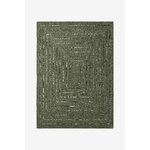 Green wool carpet (alassio) 170x240