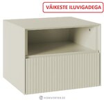 Šviesiai smėlio spalvos naktinis staliukas (taukmedžio)