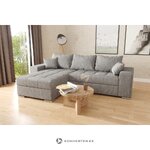 Beige L-Shaped Sofa Bed (Josua L) Comfort