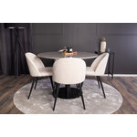 Dining table + 4 chairs razzia (venture design) with beauty flaw