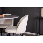 Dining table + 4 chairs razzia (venture design) with beauty flaw