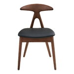 Dark brown dining chair Lanuza (House Nordic)