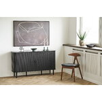 Dark brown dining chair Lanuza (House Nordic)