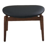 Dark brown footstool Olvera (House Nordic)