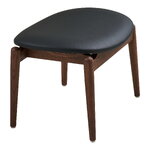 Dark brown footstool Olvera (House Nordic)