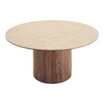 Dark Brown Round Dining Table Delphi (House Nordic) D=140