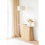 Light brown console table Larvik (House Nordic)