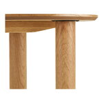 Light brown special-shaped desk Livingo (House Nordic)