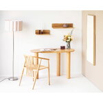 Light brown special-shaped desk Livingo (House Nordic)