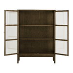 Dark brown Zamora display cabinet (House Nordic)