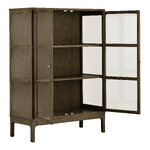 Dark brown Zamora display cabinet (House Nordic)