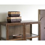 Dark brown Zamora display cabinet (House Nordic)