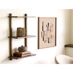 Brown Solid Wood Wall Shelf Townsville (House Nordic)