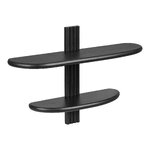 Black Solid Wood Wall Shelf Aliano (House Nordic)