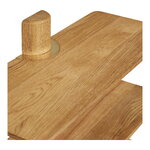 Brown Solid Wood Wall Shelf Calcata (House Nordic)