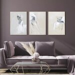 Melnā ierāmētā sienas glezna "History 2" (malerifabrikken)