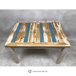 Design patterned solid wood dining table (120x90)