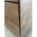 Brown cabinet (noel) with cosmetic defects