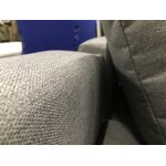 Light gray corner sofa (josy)