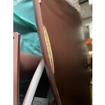 Punainen pyöreä ruokapöytä (menorca) d=120