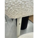 Valkoinen Bouclé kangastuoli (Thiago)