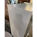 White metal display cabinet misha (venture design) with a cosmetic flaw