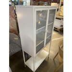 White metal display cabinet misha (venture design) with a cosmetic flaw