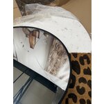 Black Framed Wall Mirror (East) d=55