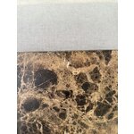 Wooden chest of drawers with marble top (zumi) with cosmetic flaws