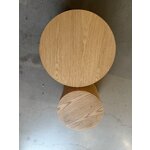 Brown coffee table set of 2 (dan) with a cosmetic flaw