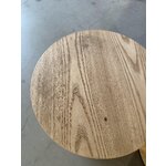 Brown coffee table set of 2 (dan) with a cosmetic flaw