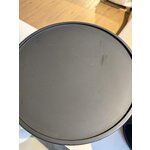 Black designer bedside table componibili (kartell) with cosmetic flaws.