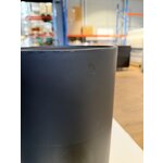 Black designer bedside table componibili (kartell) with cosmetic flaws.