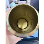 Золотая ваза для цветов (просто) с изъянами