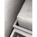 Krēmkrāsas kontinentālā gulta (līvija) 180x200 ar skaistuma trūkumiem