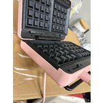 Vaaleanpunainen voileipägrilli kivistudio (luo)