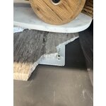 Кофейный столик из бежевого мрамора (Mabel) 50x100