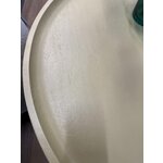 Helepruun Täispuit Ümmargune Diivanilaud (Benno)