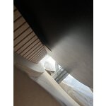 Melns ovāls masīvkoka ēdamgalds (Archie) 100x200