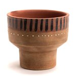 Низкая дизайнерская ваза для цветов tabatha (amadeus) нетронутая