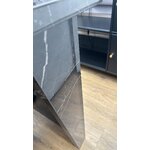 Black marble imitation desk (liam) defective