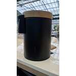 Black small trash can Tallinn (zeller) with cosmetic flaws