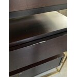 Brown design chest of drawers (lyle) small cosmetic flaws