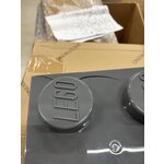 Tamsiai pilka žaislų dėžės plyta (lego)